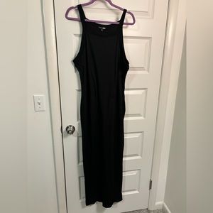 Fashion Nova black robes tank dress NWT 2x